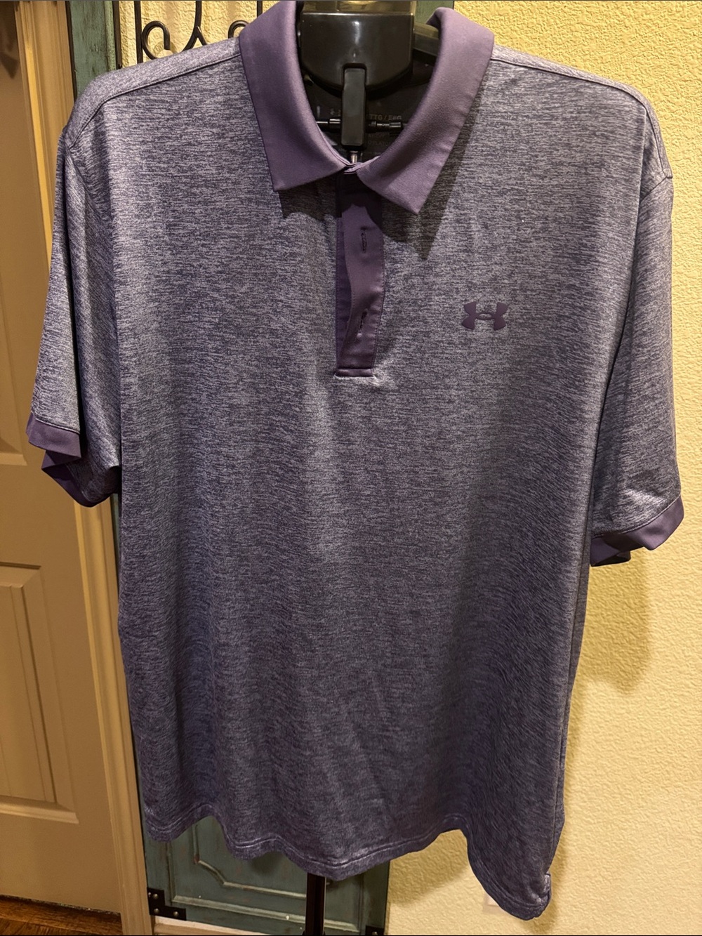 Under Armour Playoff Polo Men's Polo Purple XXL Like New